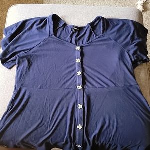 Torrid Blue Blouse